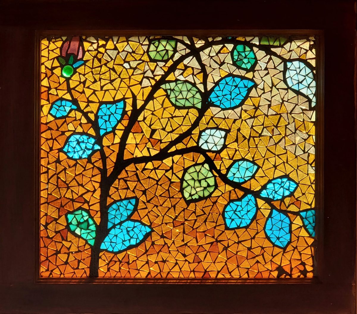 History of stained glass: Belcher Mosaic Co stained-glass windows