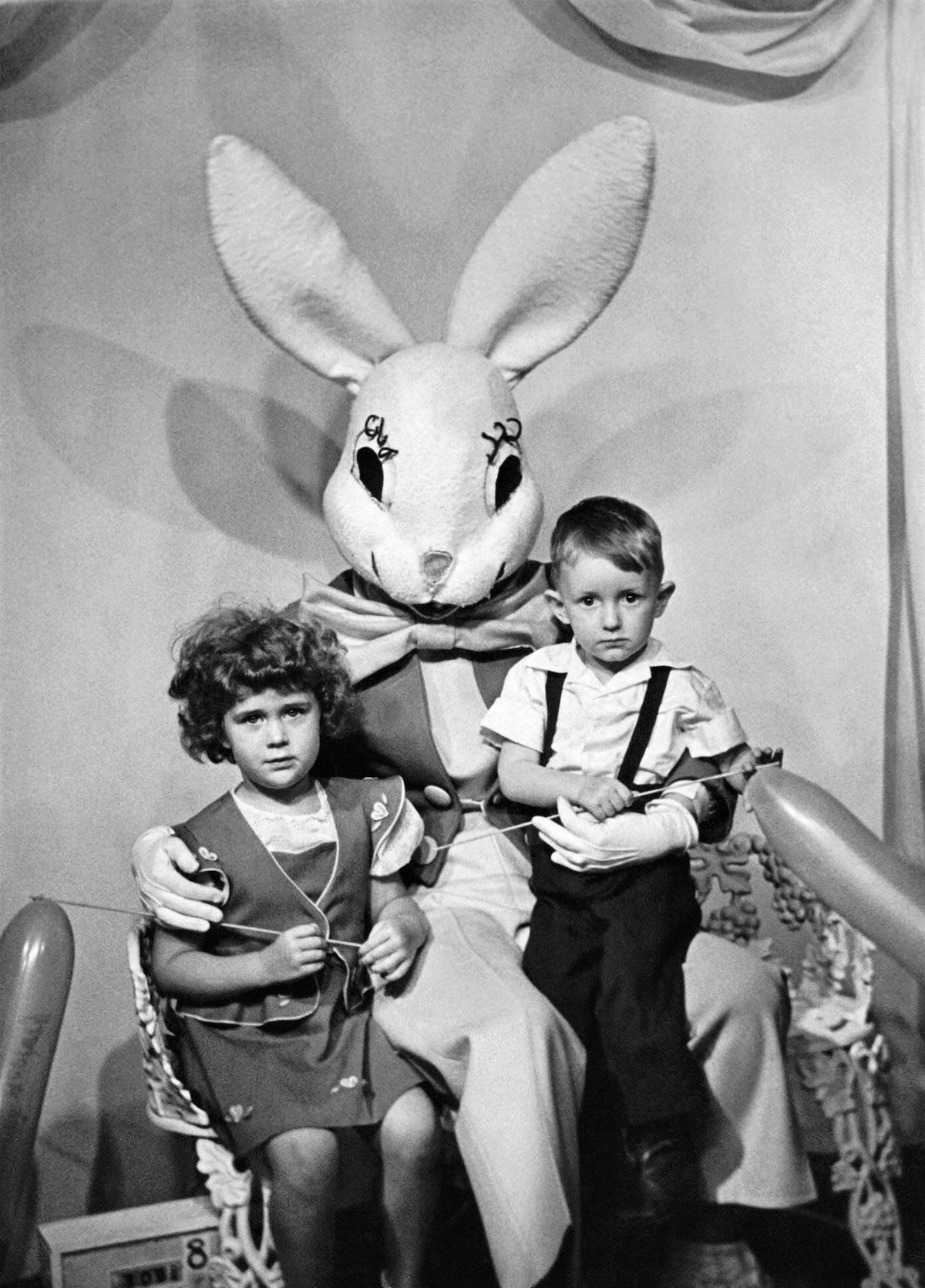 Easter Bunny, photograph, vintage, pagan