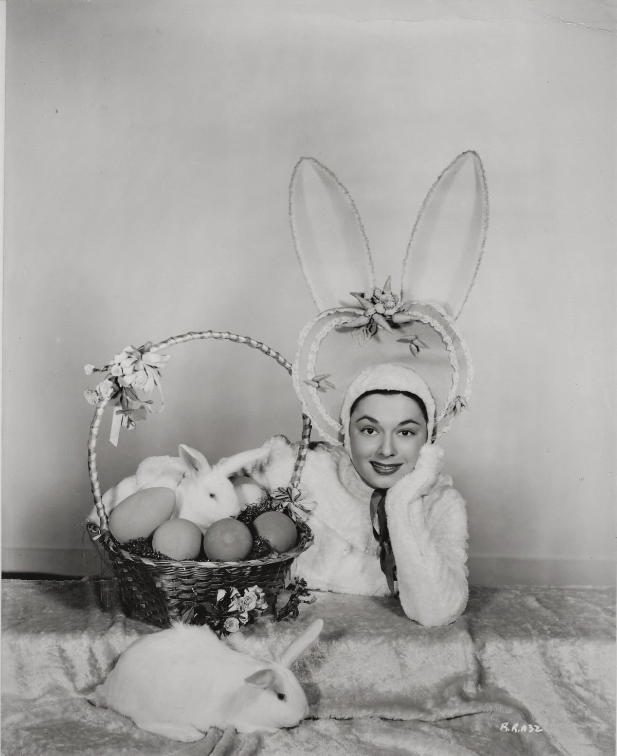 Easter Bunny, photograph, vintage, pagan, Ruth Roman