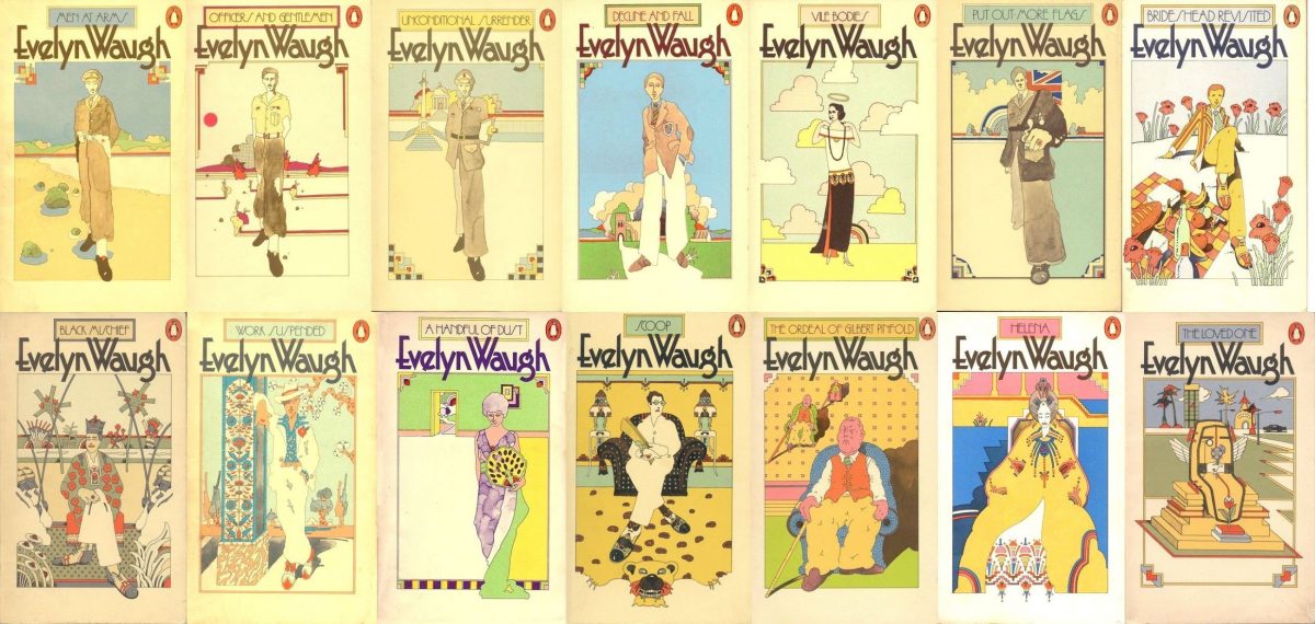 Evelyn Waugh, books, writers, Penguin Books, Duncan McLaren
