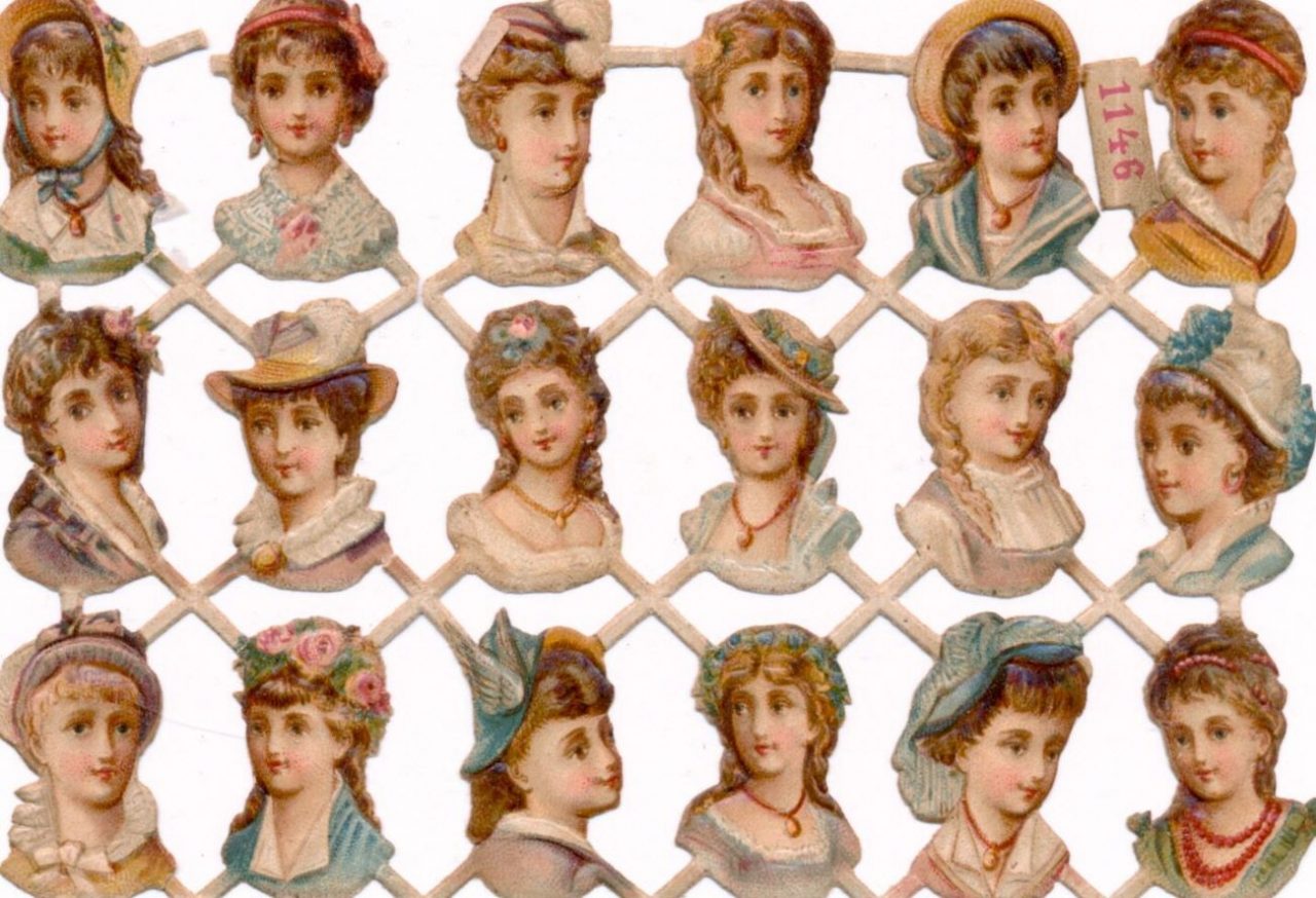 Victorian, scraps, paper dolls, lithographs