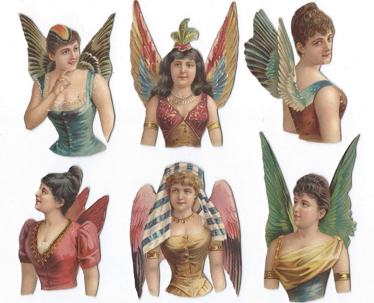 Victorian, scraps, paper dolls, lithographs