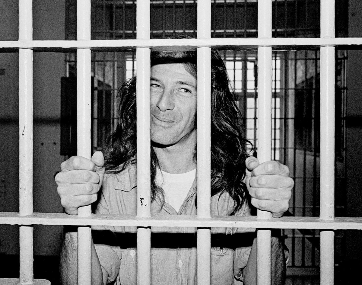 Dennis Robert Peron, a San Francisco activist, in jail in the late 70s