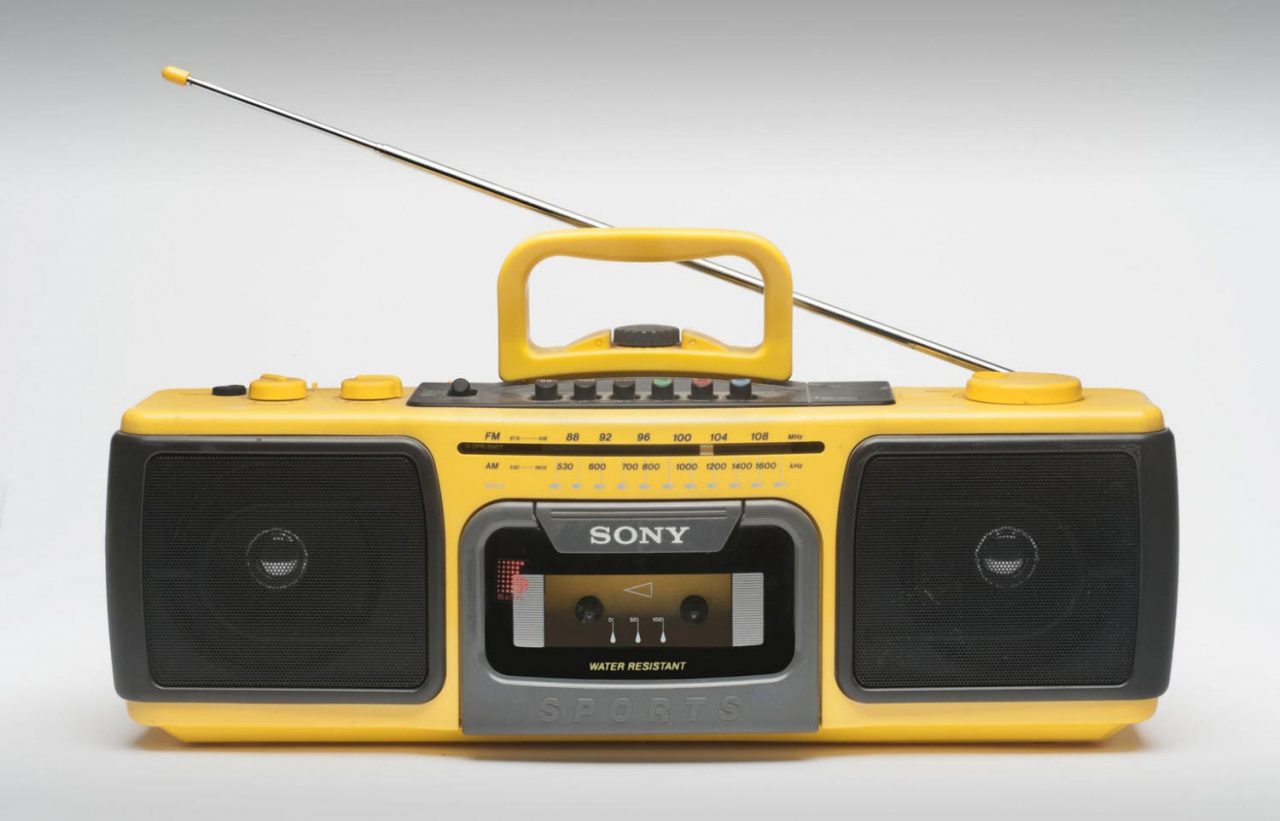 Sony CFS-920S Sports Portable Cassette Player, 1986.
