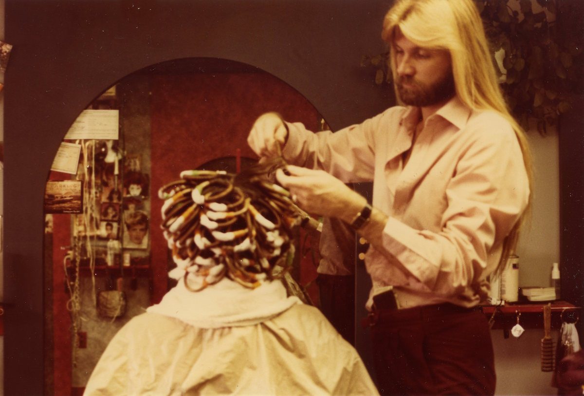 Snapshots from a Tampa Florida Hair salon in the 1980s