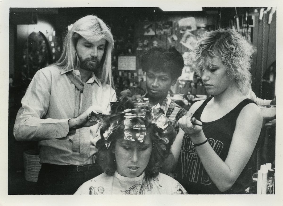 Snapshots from a Tampa Florida Hair salon in the 1980s