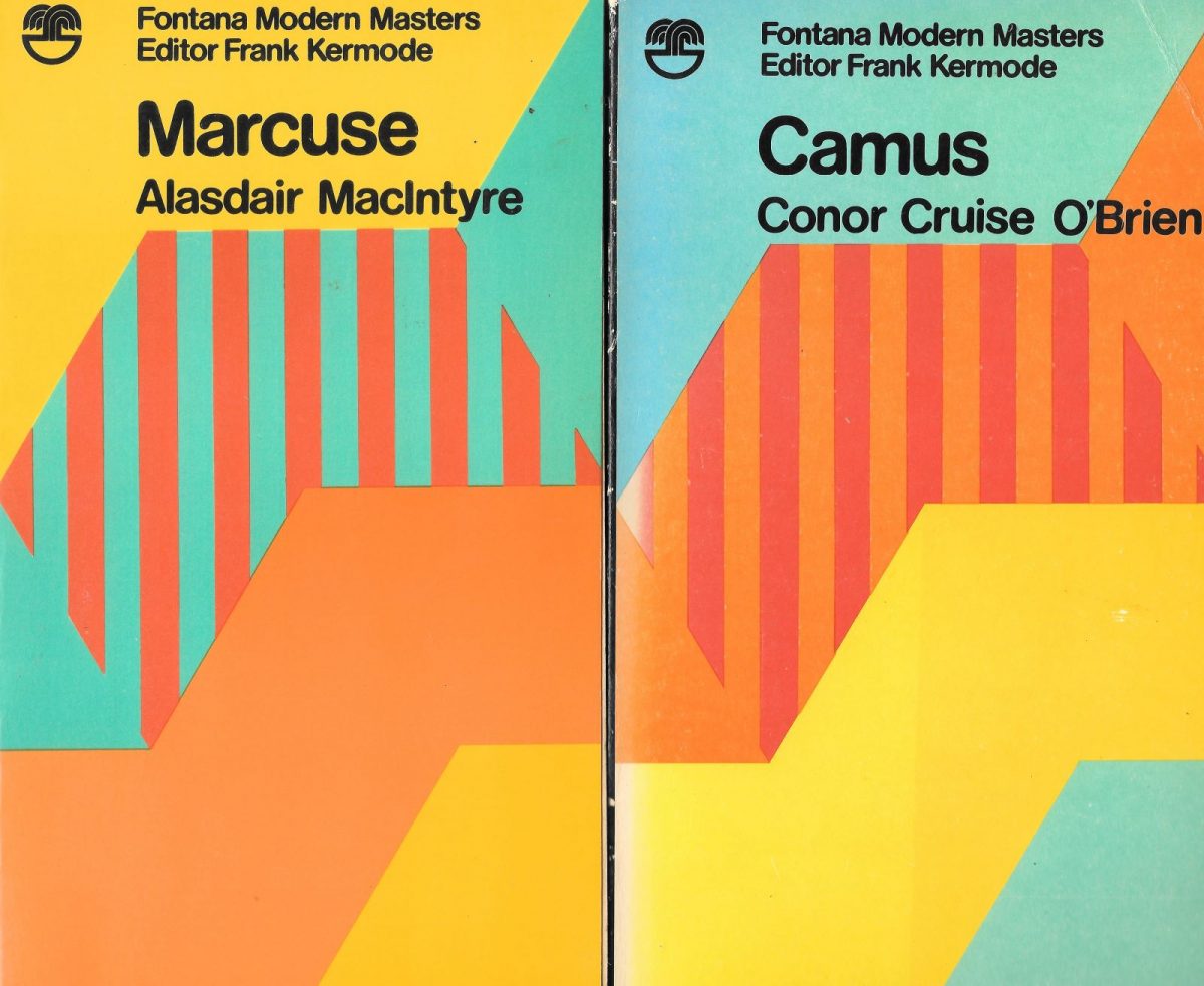 Oliver Bevan, Fontana Modern Masters, design, books, art, Marcuse, Camus