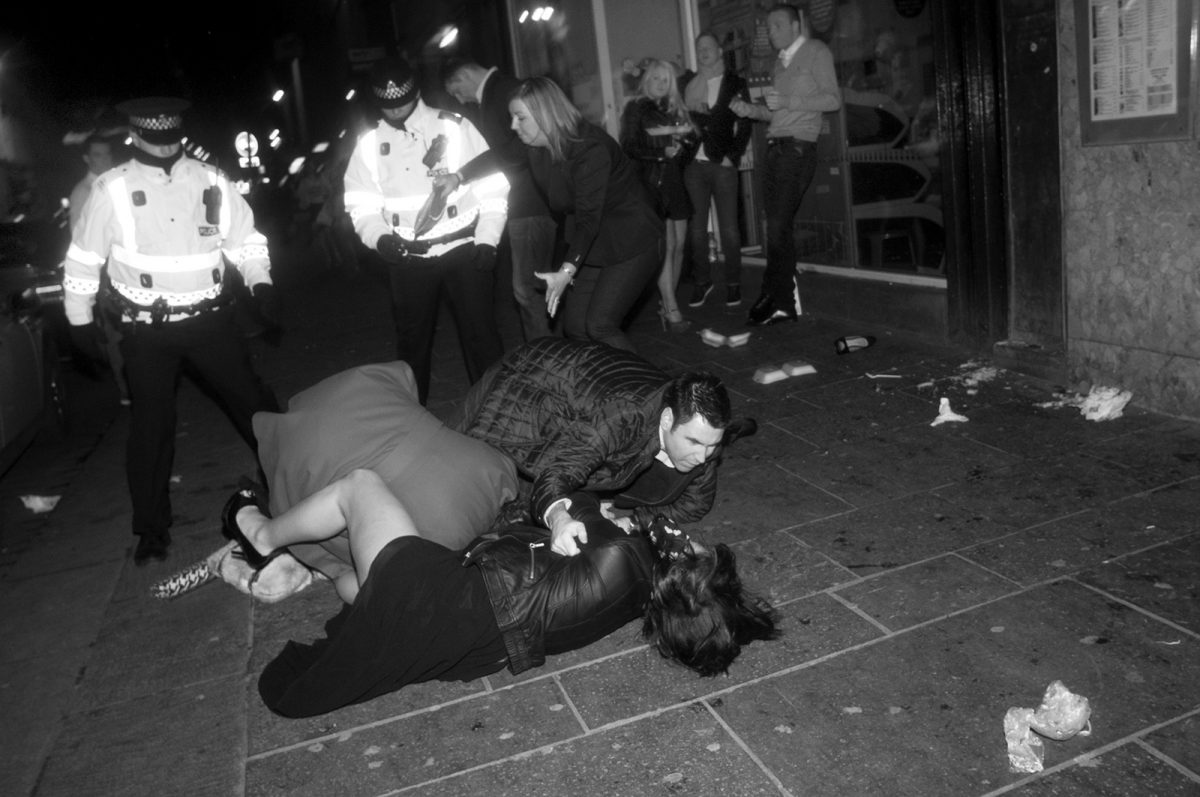 Brian Anderson, Glasgow, street photography, Queen Street After Dark