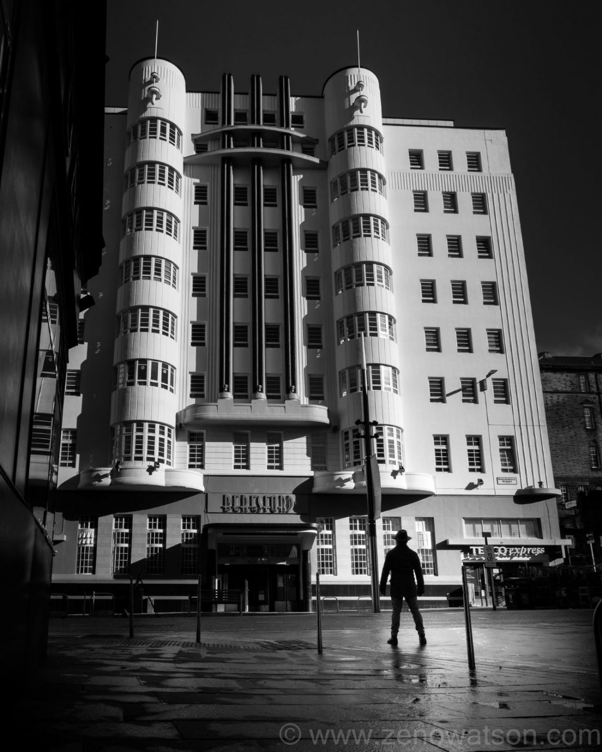 Zeno Watson, photography, Glasgow, Streets, The Man in the Hat