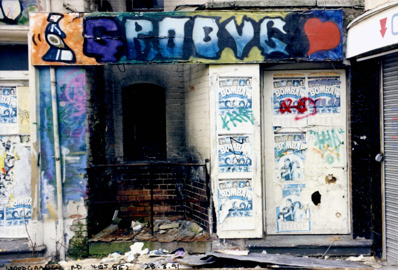 Graffiti, Woodgrange Rd, Forest Gate, Newham, 1991 - Flashbak