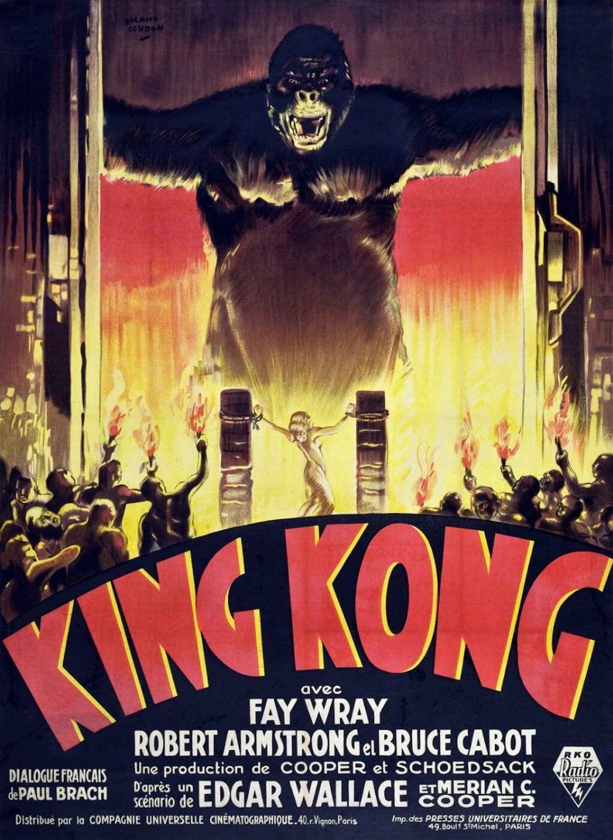 King Kong 1933  poster art