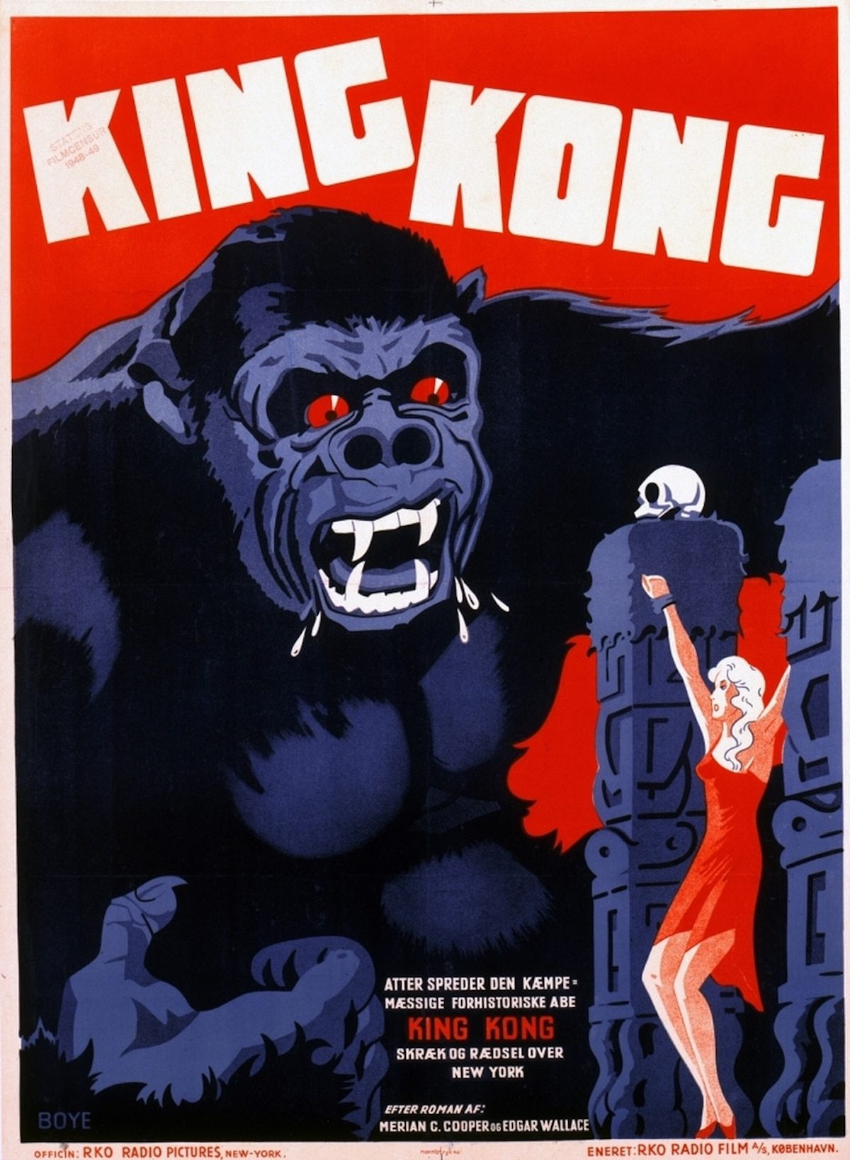 King Kong 1933  poster art