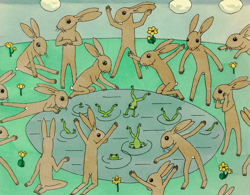 Fable of the hares and the frogs A fable from Aesop.