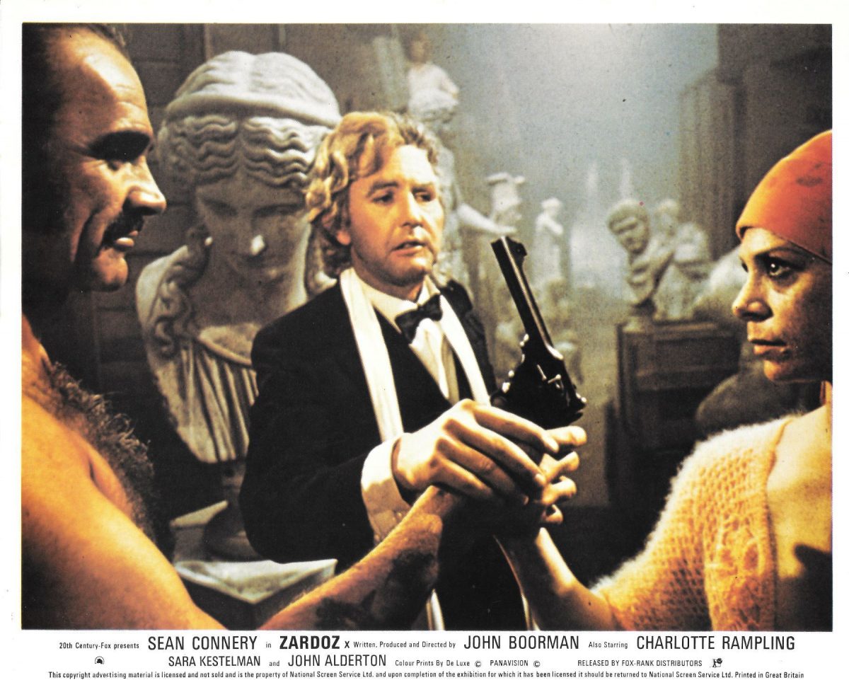 John Boorman, Zardoz, Sean Connery, Charlotte Rampling, film, 1974, sci-fi, cult films