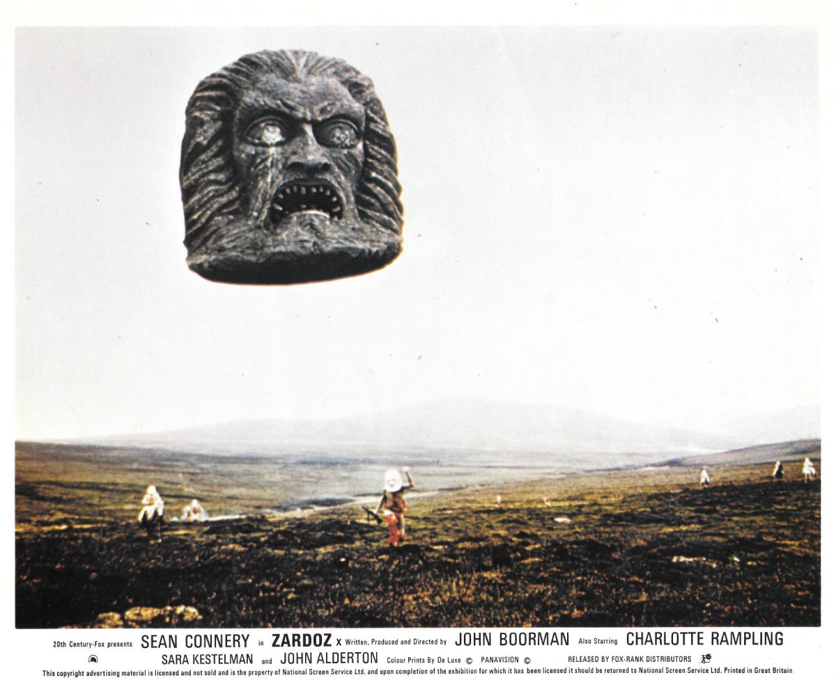 John Boorman, Zardoz, Sean Connery, Charlotte Rampling, film, 1974, sci-fi, cult films