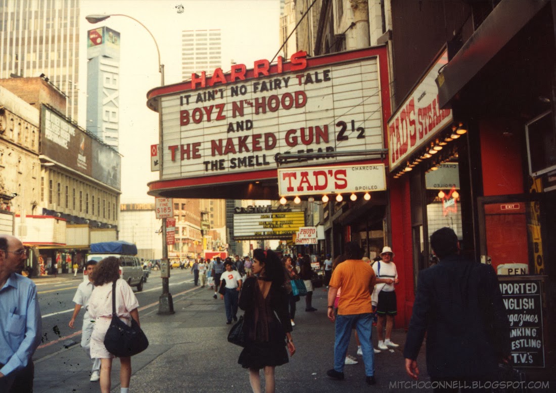 New York 42nd Street in the 1980s