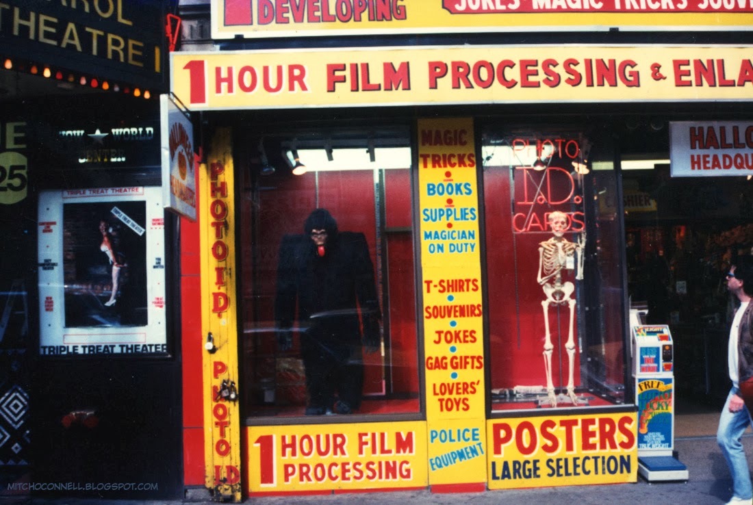 New York 42nd Street in the 1980s