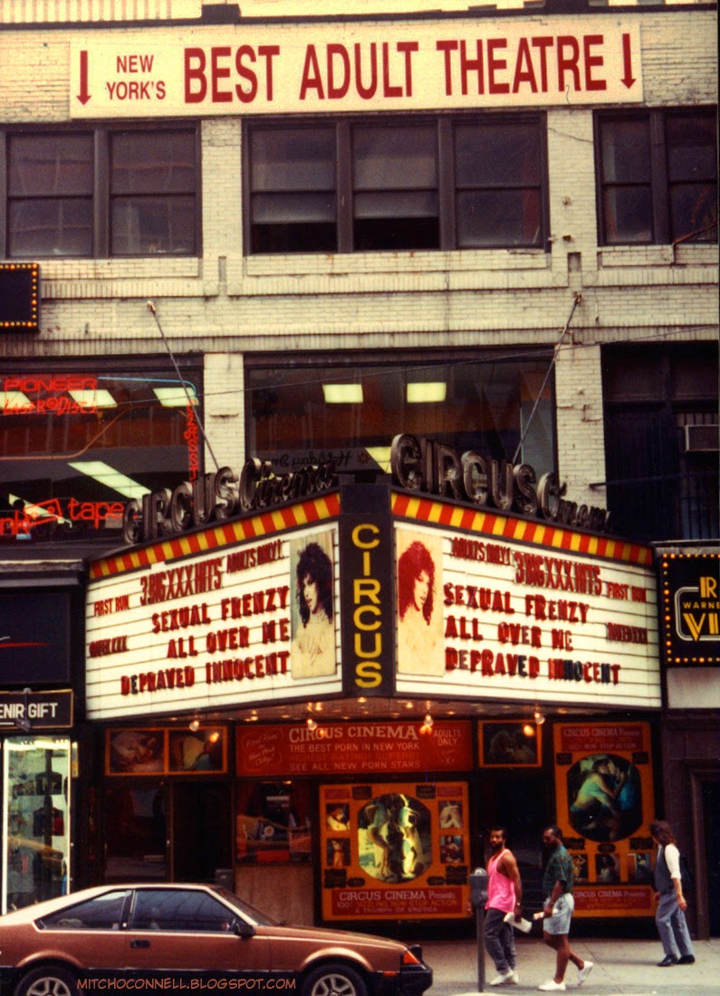 New York 42nd Street in the 1980s