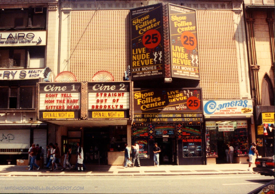 New York 42nd Street in the 1980s