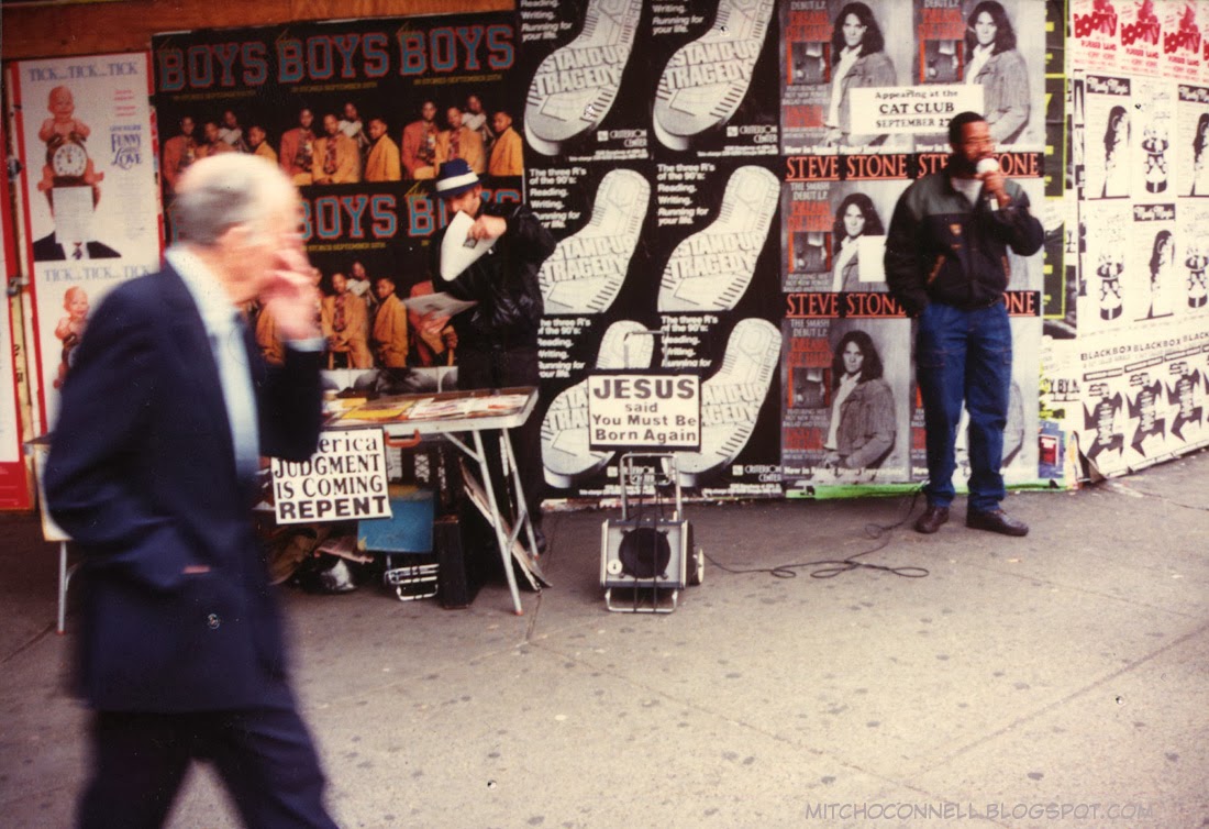 New York 42nd Street in the 1980s