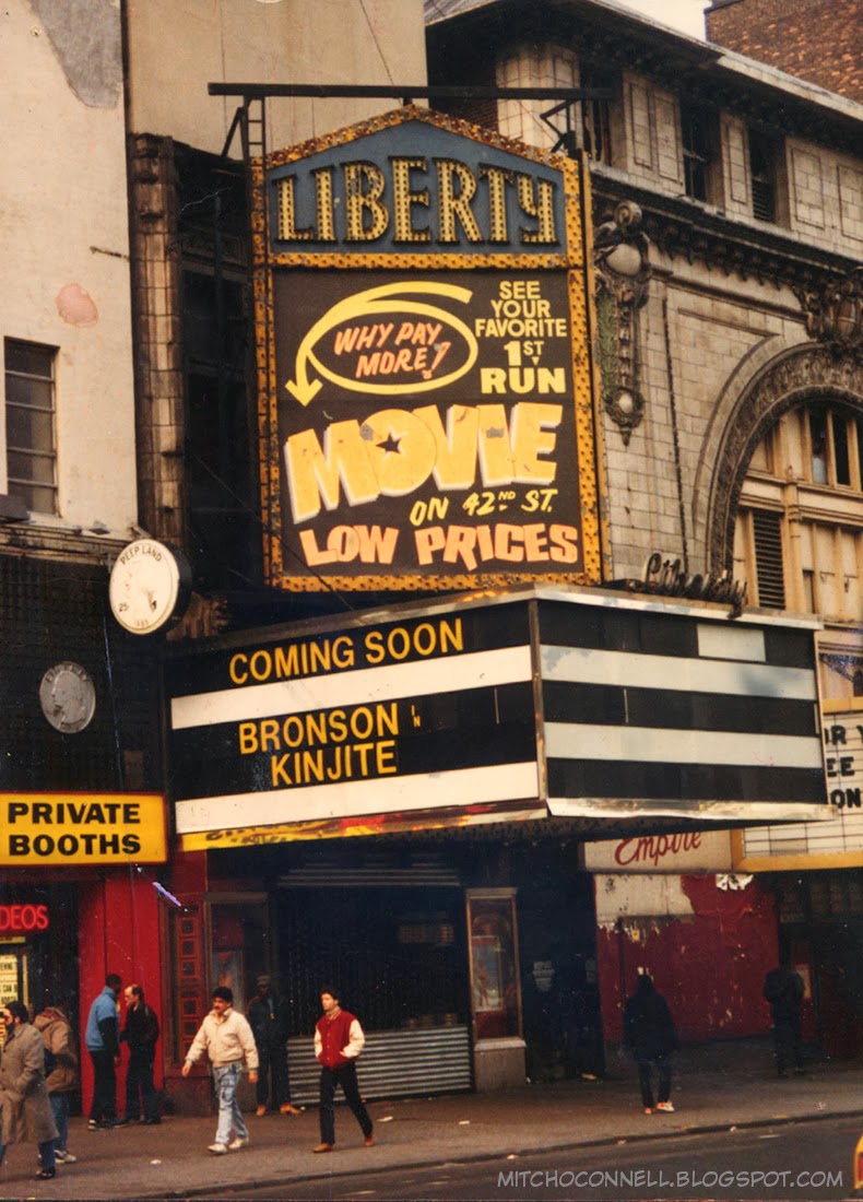 New York 42nd Street in the 1980s