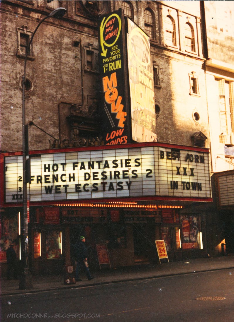 New York 42nd Street in the 1980s