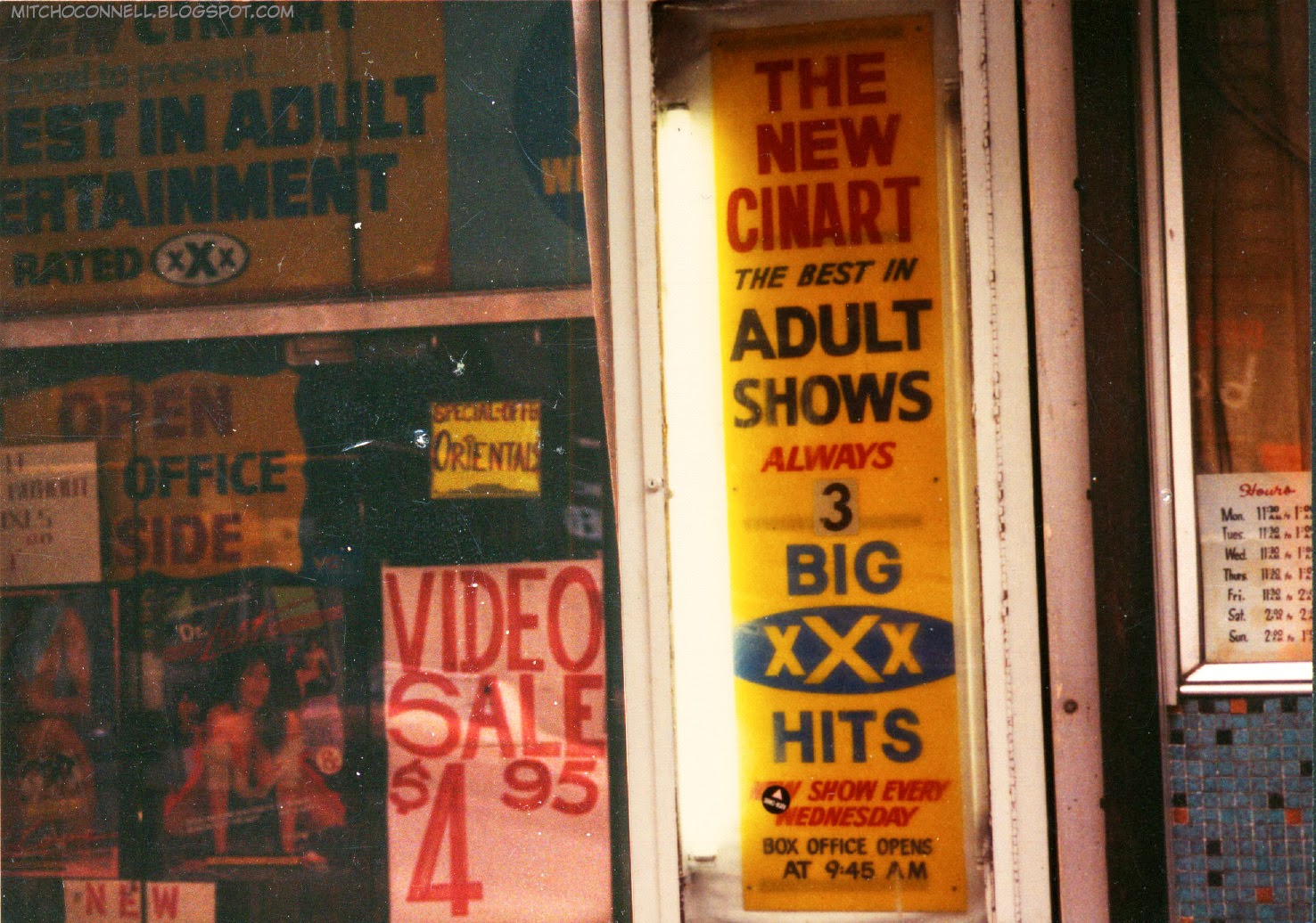 New York 42nd Street in the 1980s