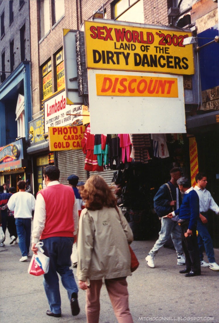 New York 42nd Street in the 1980s