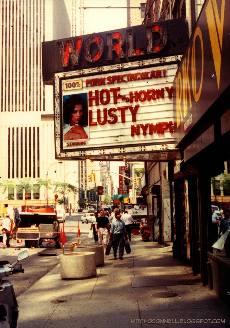 New York 42nd Street in the 1980s