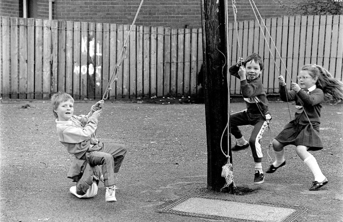 British kids in the 1980s