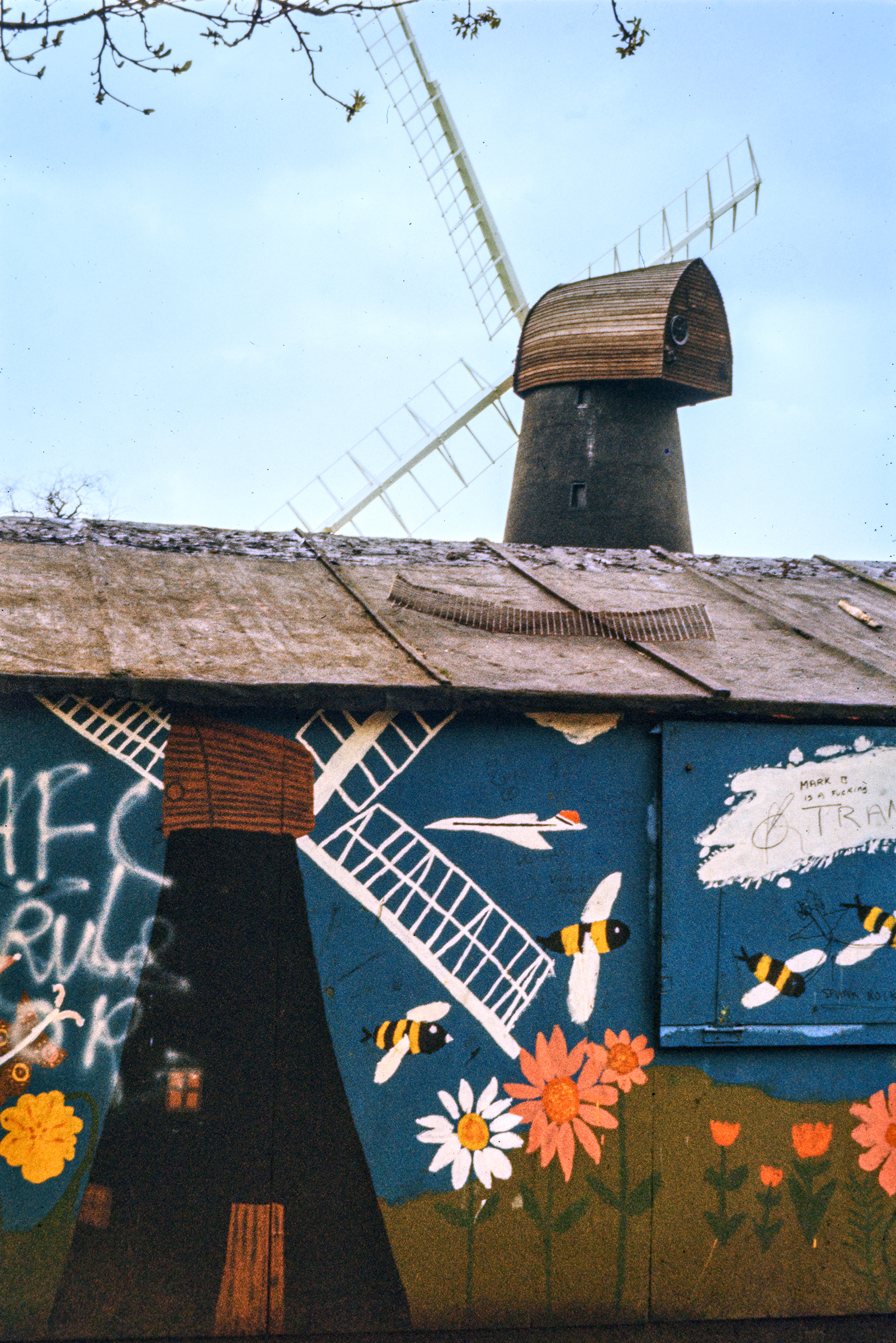 Brixton Windmill, Blenheim Gardens, Brixton, Laqmbeth, 1980