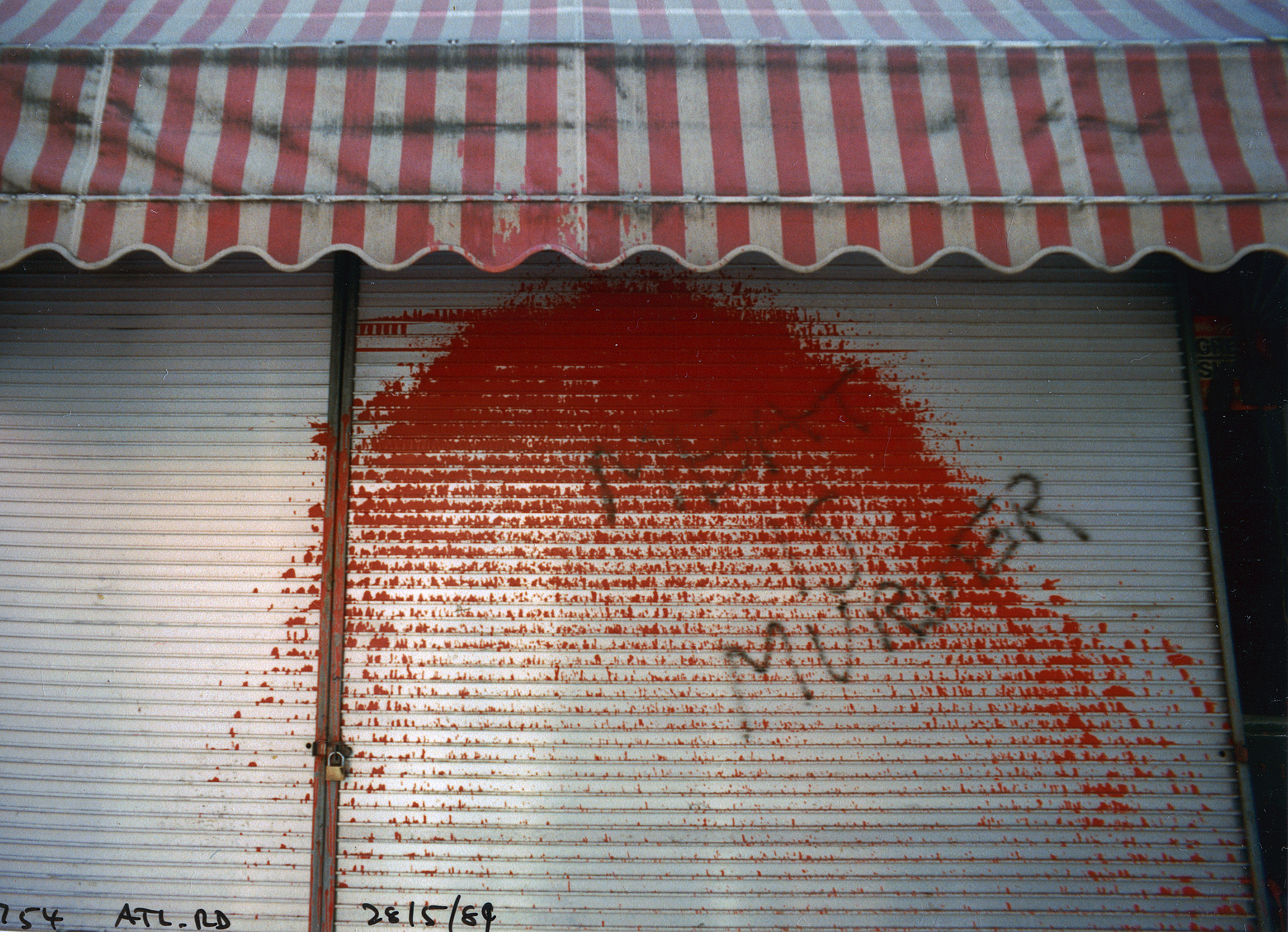 Meat is Murder, Butcher, Atlantic Rd, Brixton, 1989, Lambeth