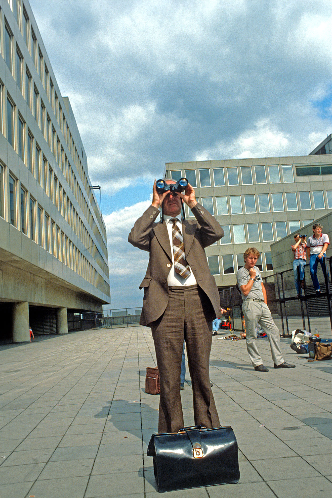 Gatwick Airport 1983 plane spotters