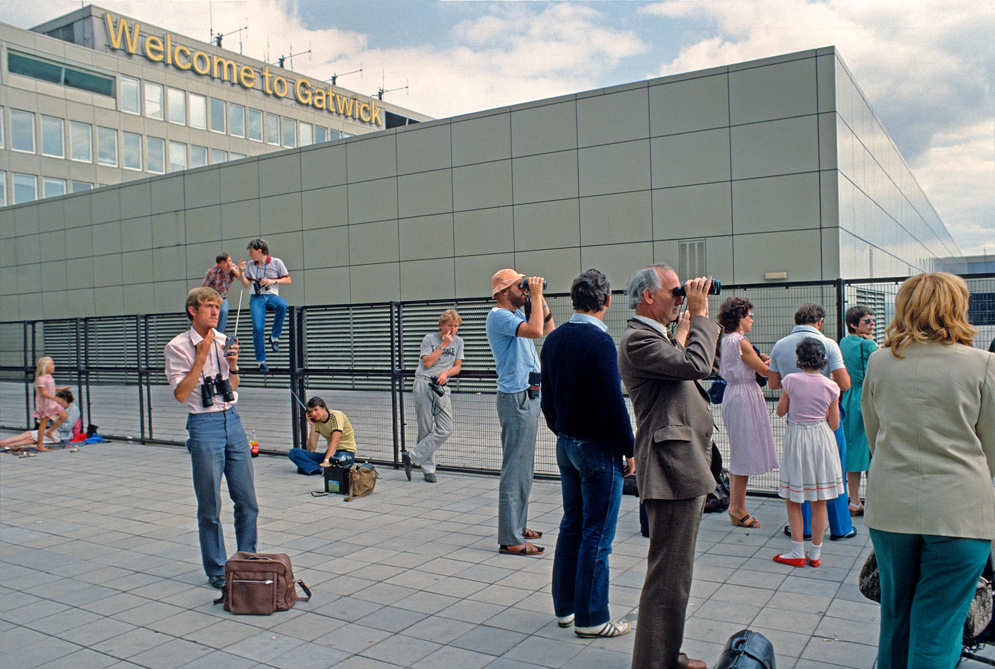 Gatwick Airport 1983 plane spotters