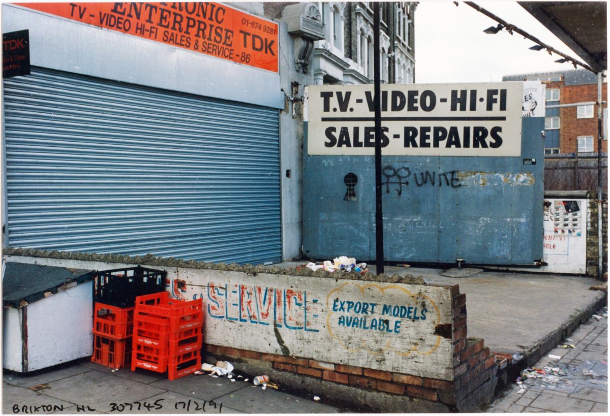 Shop, Brixton Hill, Brixton, Lambeth 1991 - Flashbak