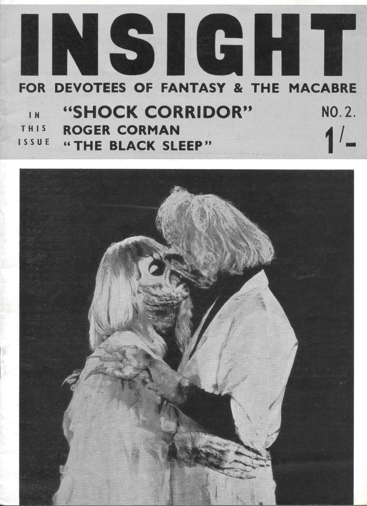 Insight, Horror Magazine, 1965, Cult, Macabre, Fantasy, Roger Corman