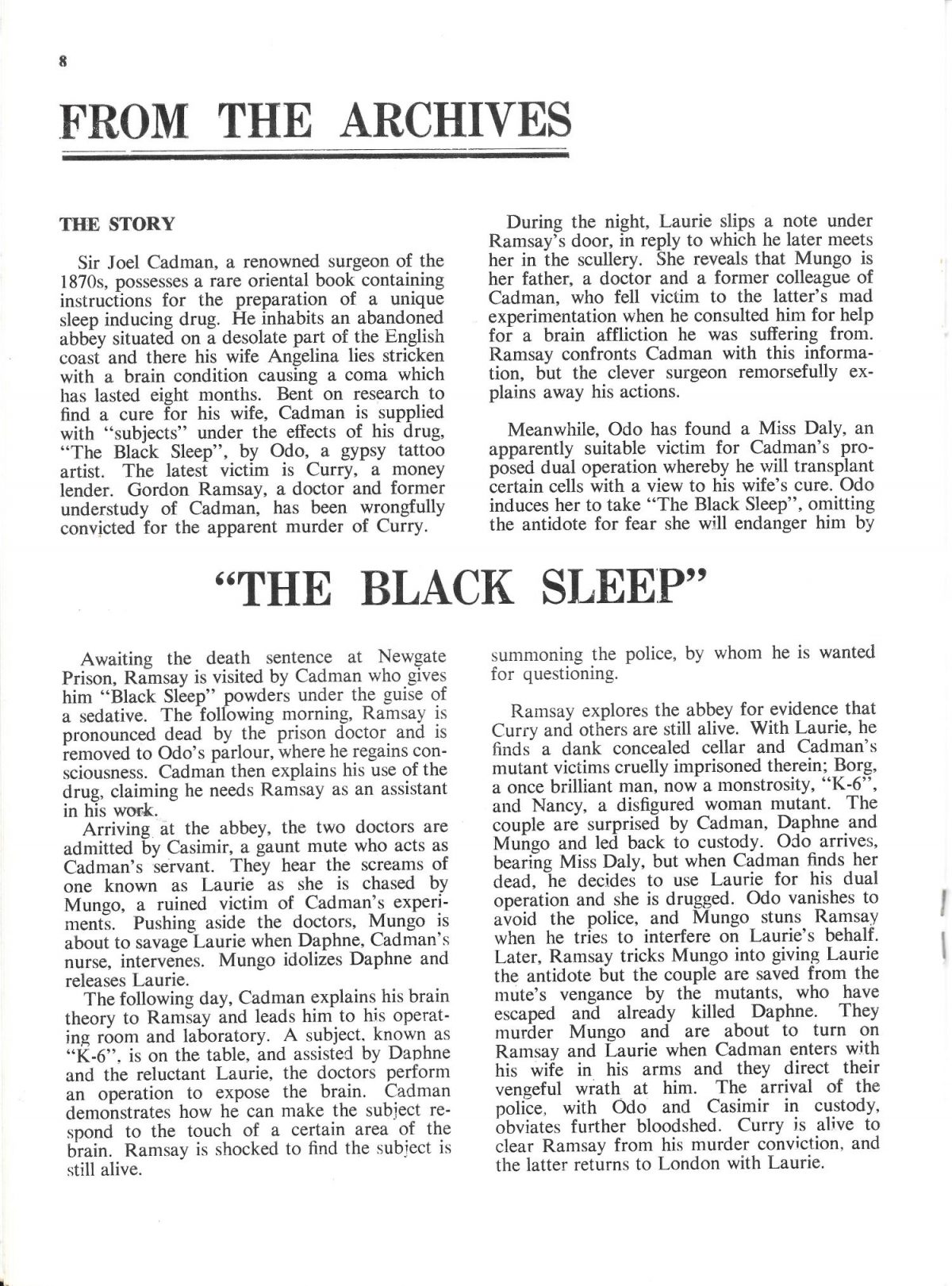 Insight, Horror Magazine, 1965, Cult, Macabre, Fantasy
