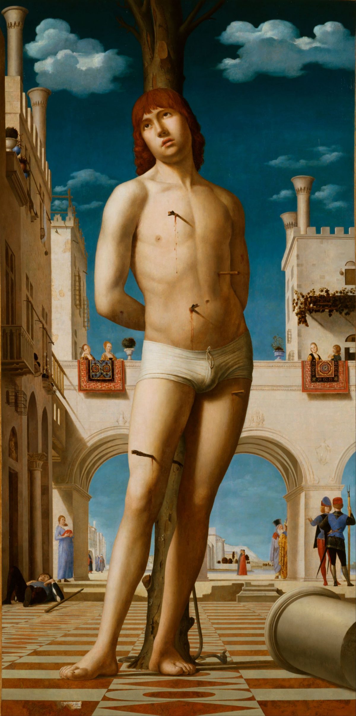 Saint Sebastiaan, Antonella da Messina, painting, art, religion