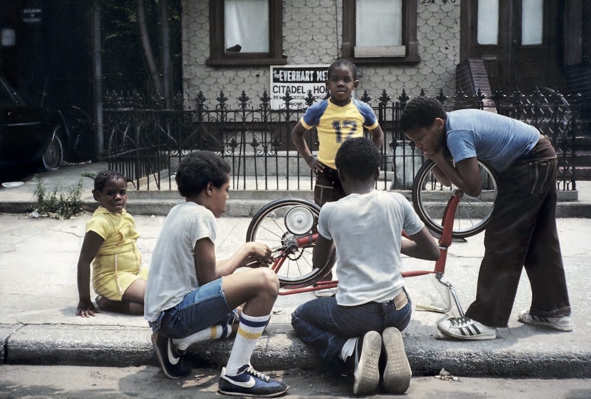 Fix Bike Citadel of Hope Palmetto St., Bushwick, Brooklyn, NY. 1982