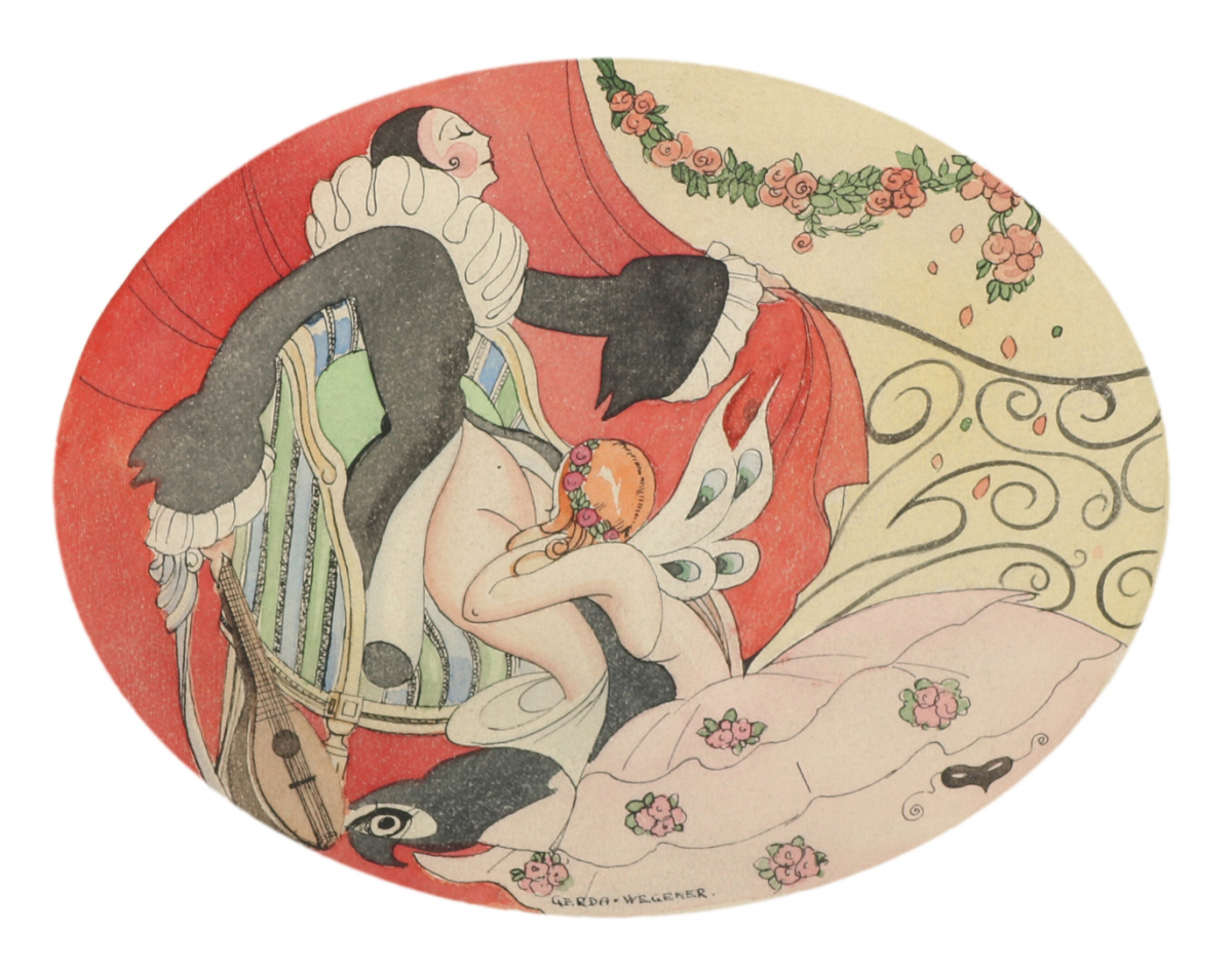 Gerda Wegener - Erotisk scene