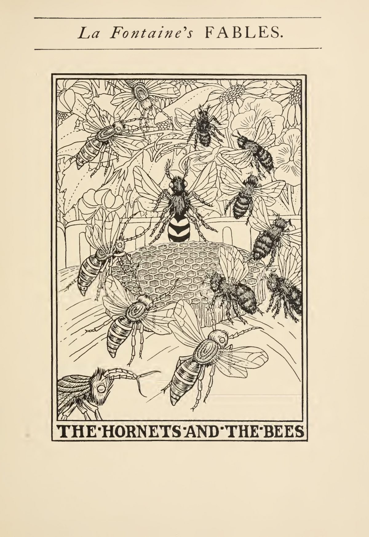 A Hundred Fables of La Fontaine by Jean La Fontaine (1621-1695) was illustrated by Percy J Billinghurst