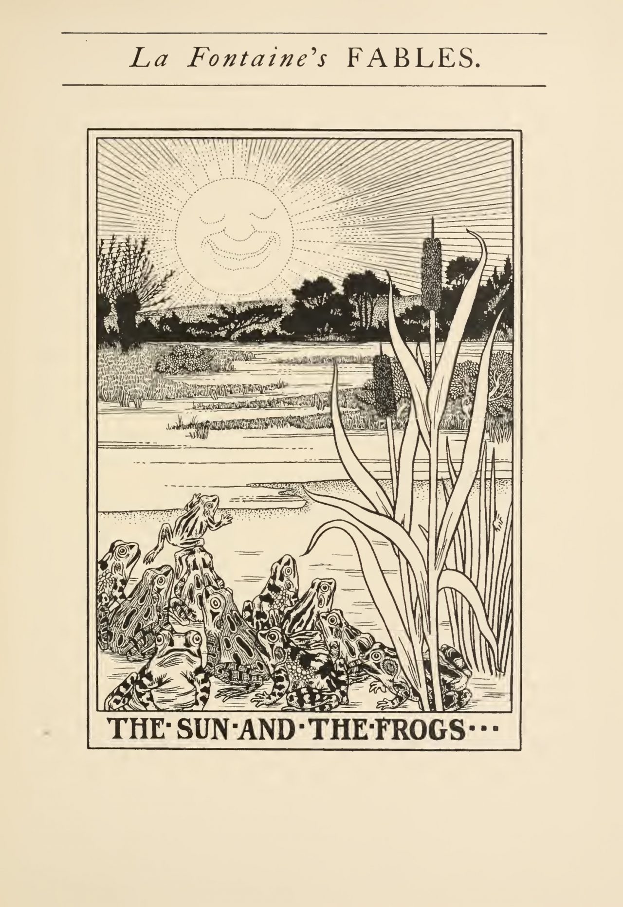 A Hundred Fables of La Fontaine by Jean La Fontaine (1621-1695) was illustrated by Percy J Billinghurst