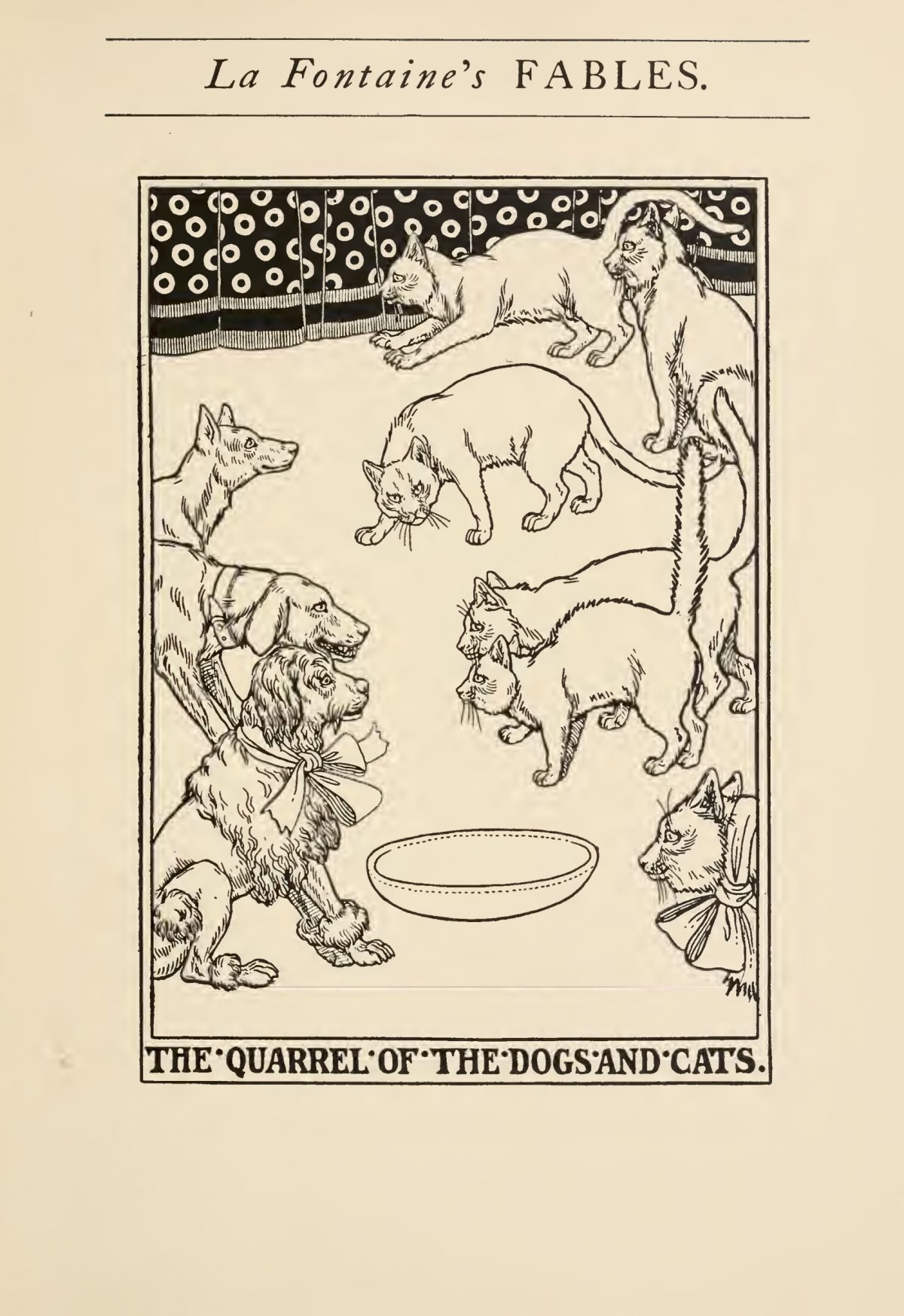 A Hundred Fables of La Fontaine by Jean La Fontaine (1621-1695) was illustrated by Percy J Billinghurst