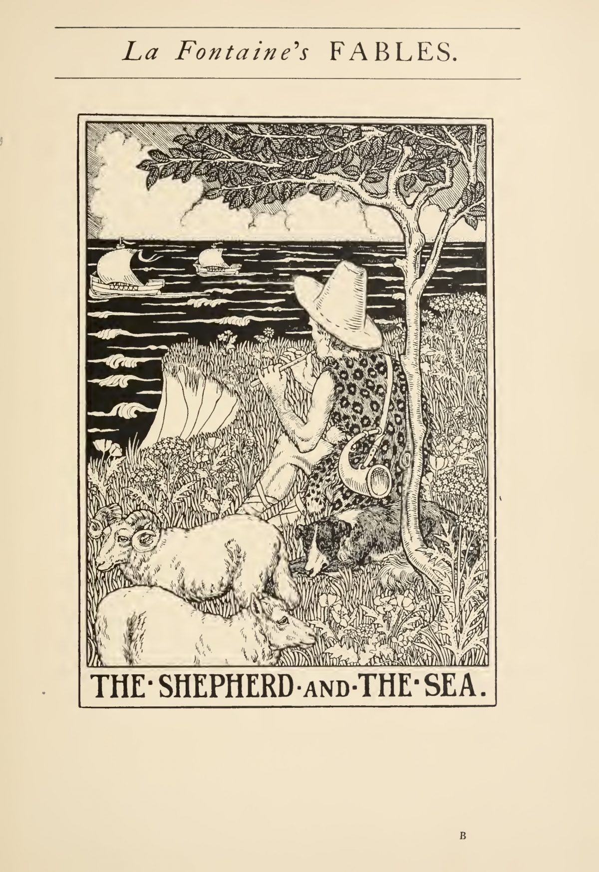 A Hundred Fables of La Fontaine by Jean La Fontaine (1621-1695) was illustrated by Percy J Billinghurst