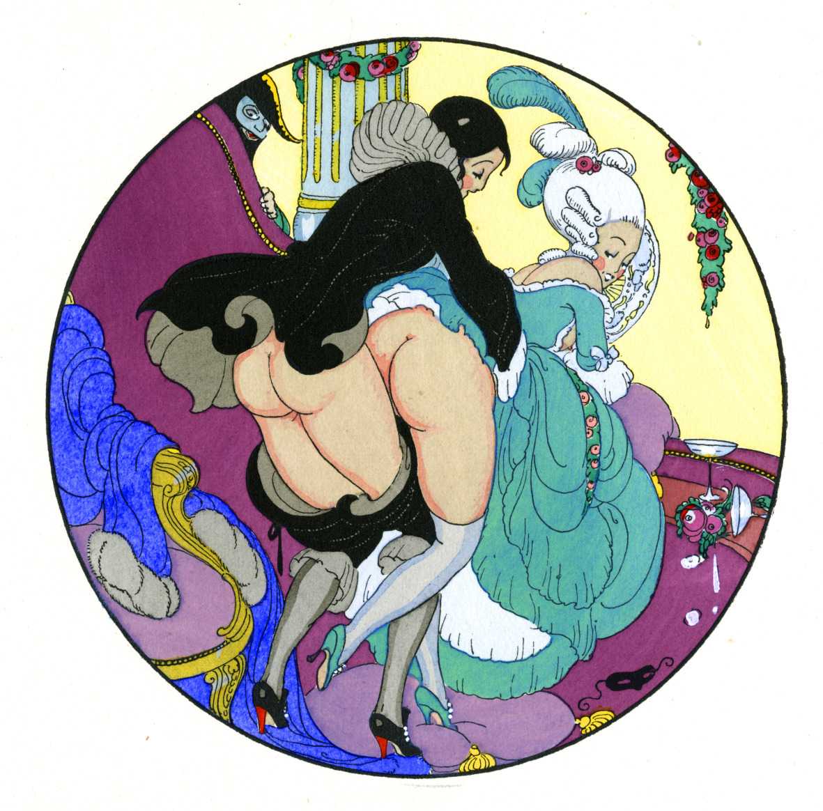 Gerda Wegener, Aprés Le Bal in Les Délassements D’Eros, 1925.