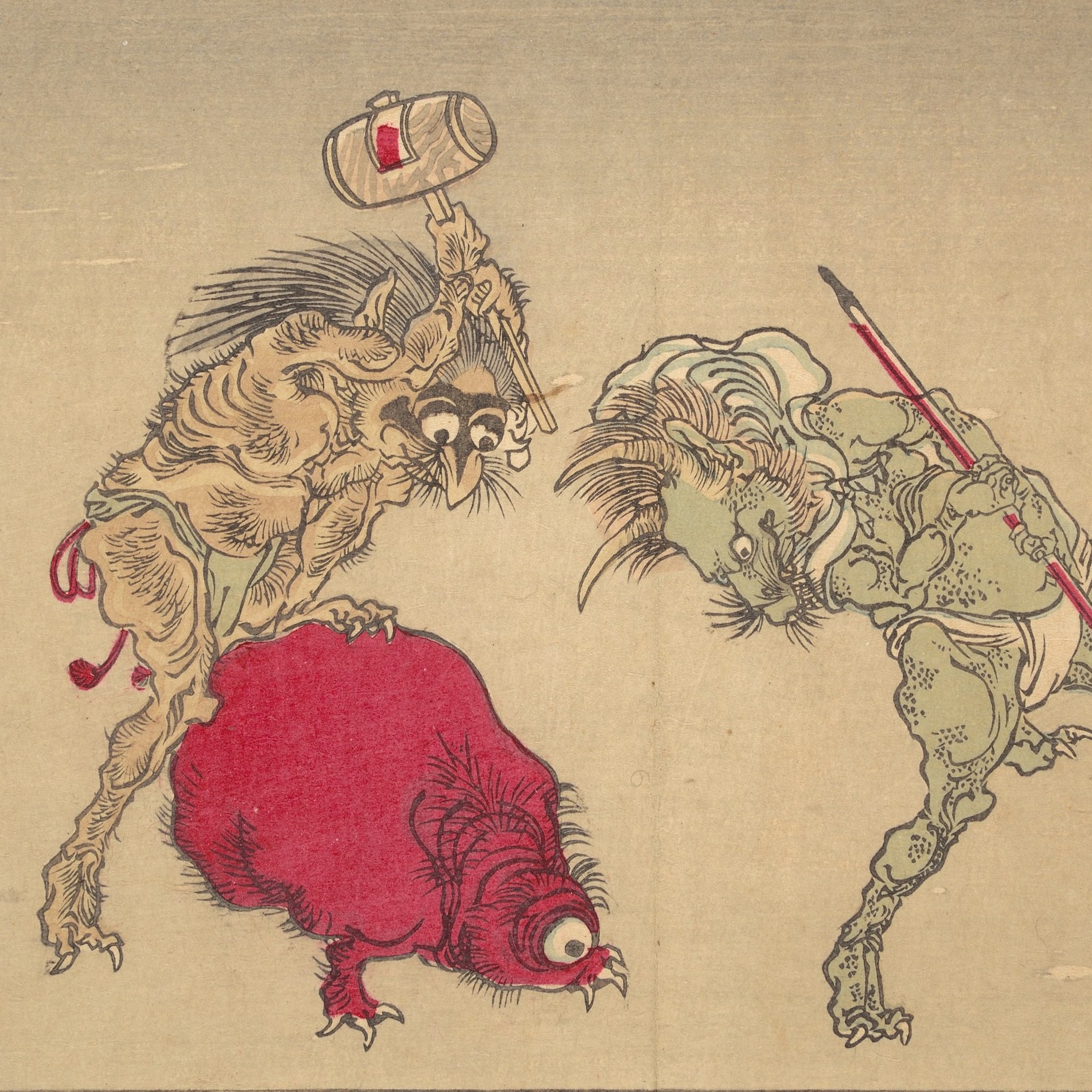 Kawanabe Kyōsai's Pictures of One Hundred Demons - 1890