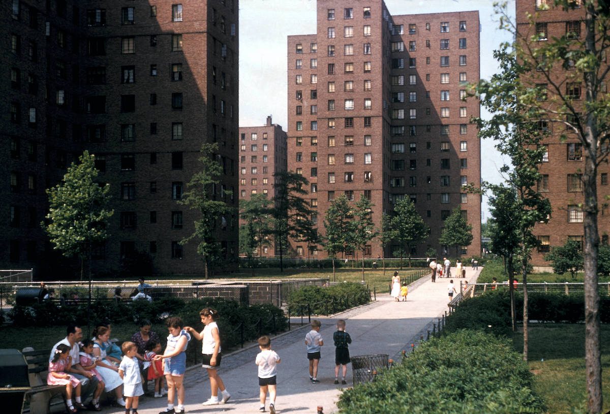 New York, Manhattan, public housing development 56