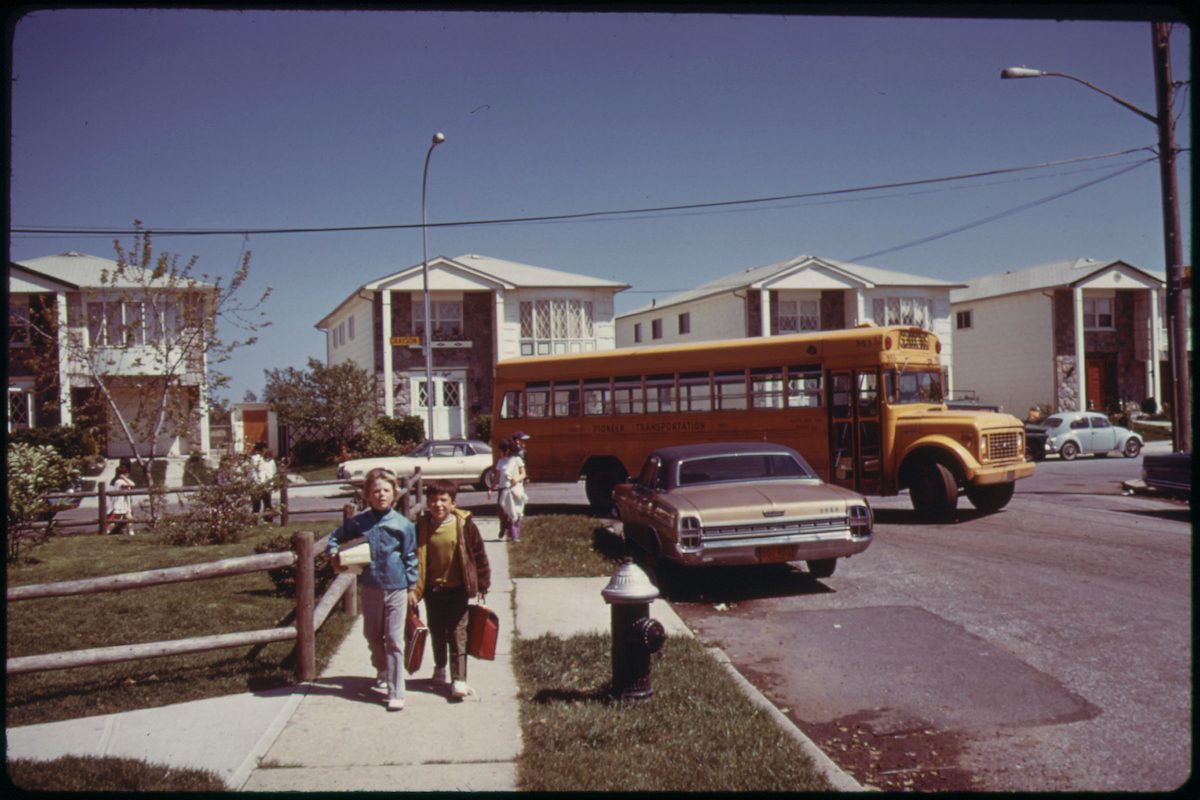 School Children on Their Way Home in Great Kills, on Staten Island 05_1973