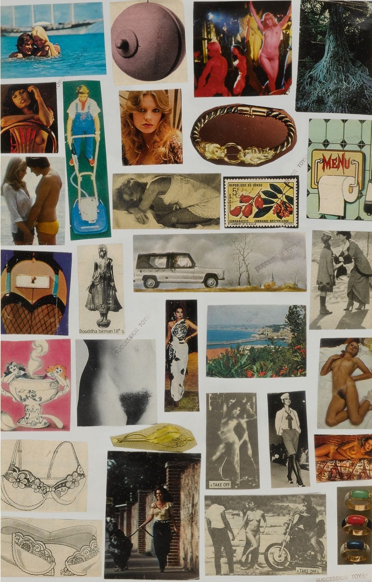 Toyen, artist, surrealist, feminist, transgender, collage, Czech