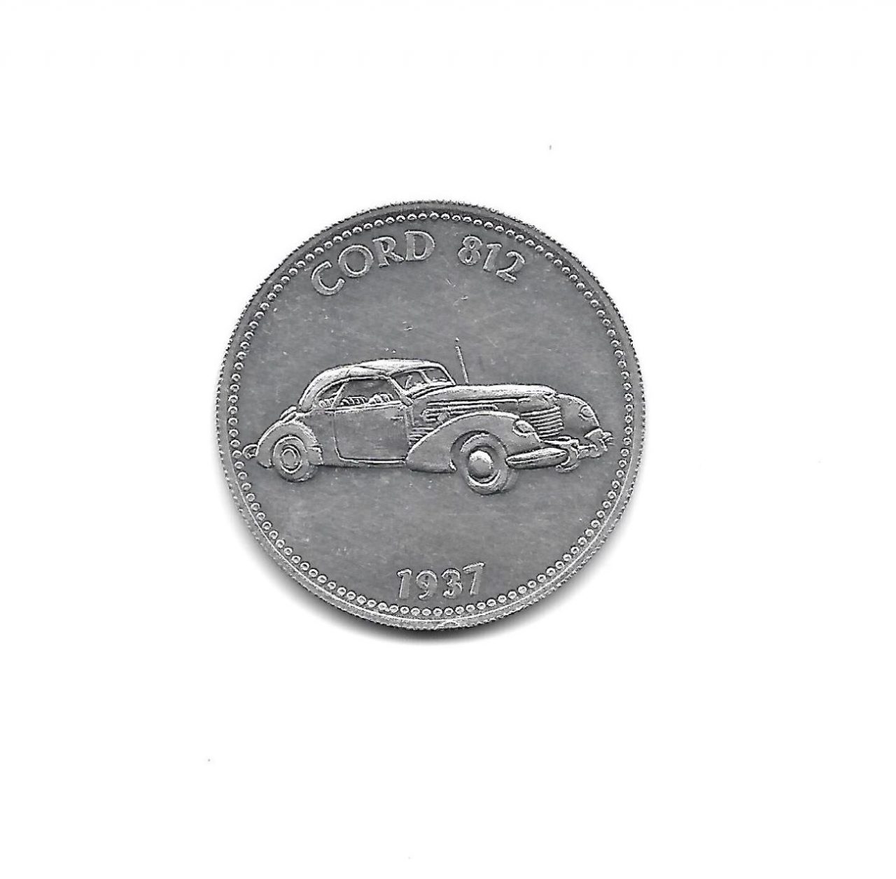 Historic Cars, Shell, Collectible Coins, 1970s, vintage